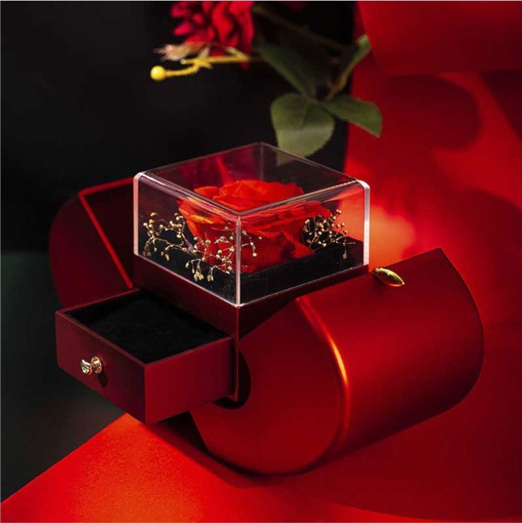 Rose Jewelry Gift Box