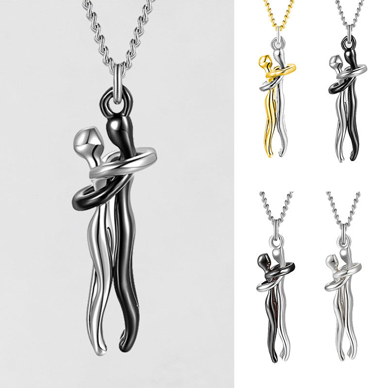 Hugging Necklace for Men / Women / Couple.