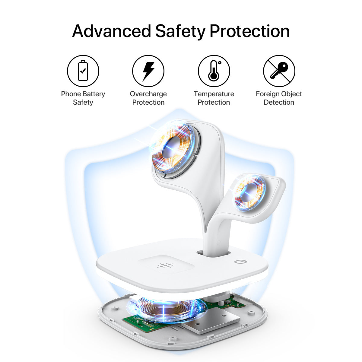 5-in-1 Magnetic Wireless Charging Station – Fast for Multiple Devices