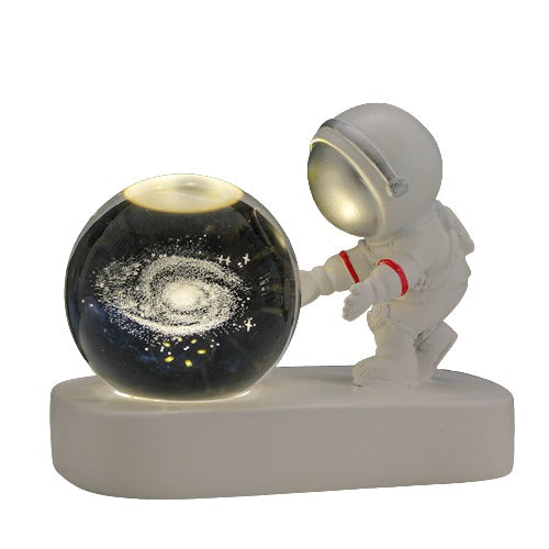 Astronaut Glowing Crystal Light