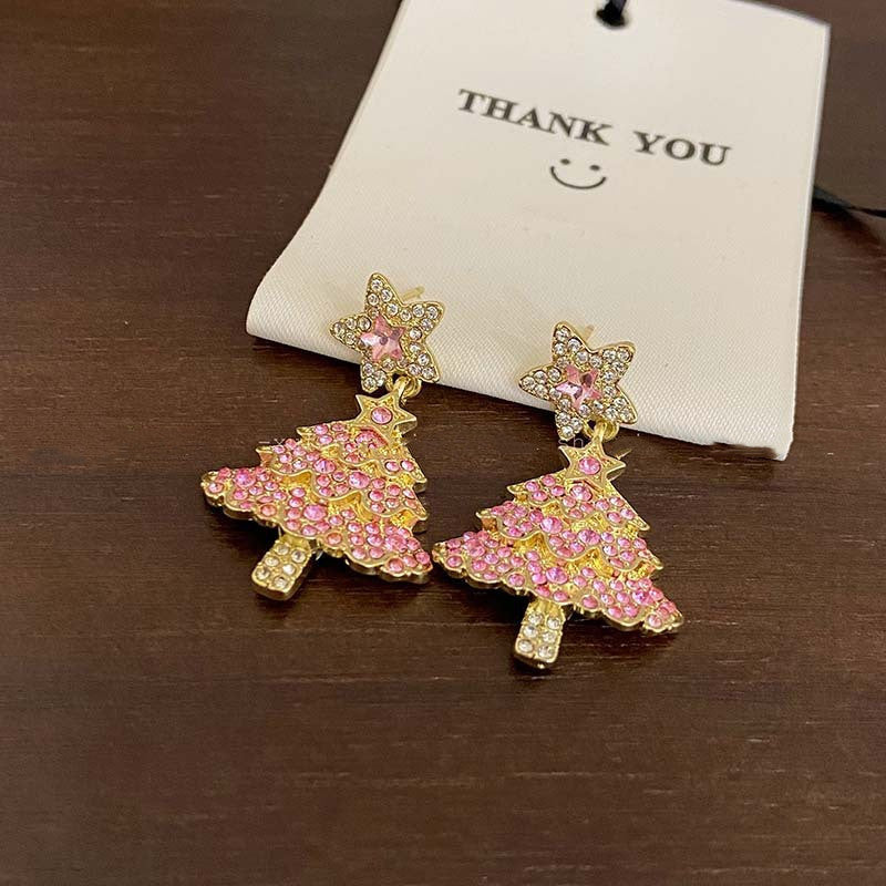 Superb Christmas Tree Earrings