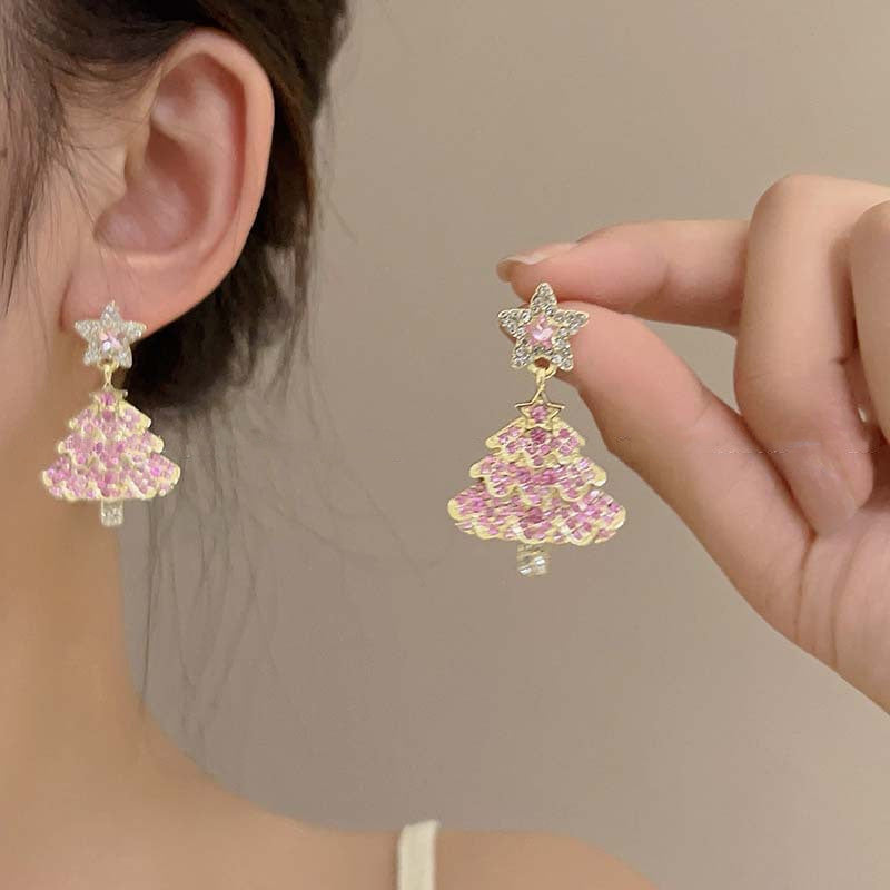 Superb Christmas Tree Earrings
