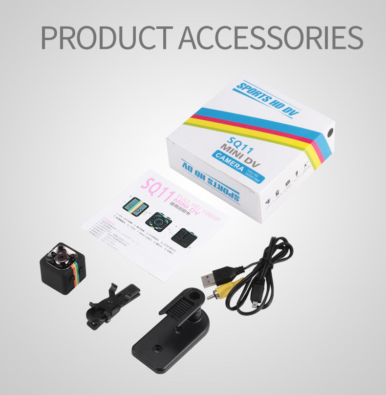Mini HD 1080P Camera – Motion Detection & Infrared Night Vision