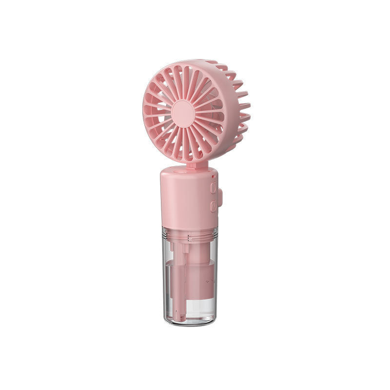 Portable Handheld Mist Fan with 4 Speed USB Rechargeable Cooler