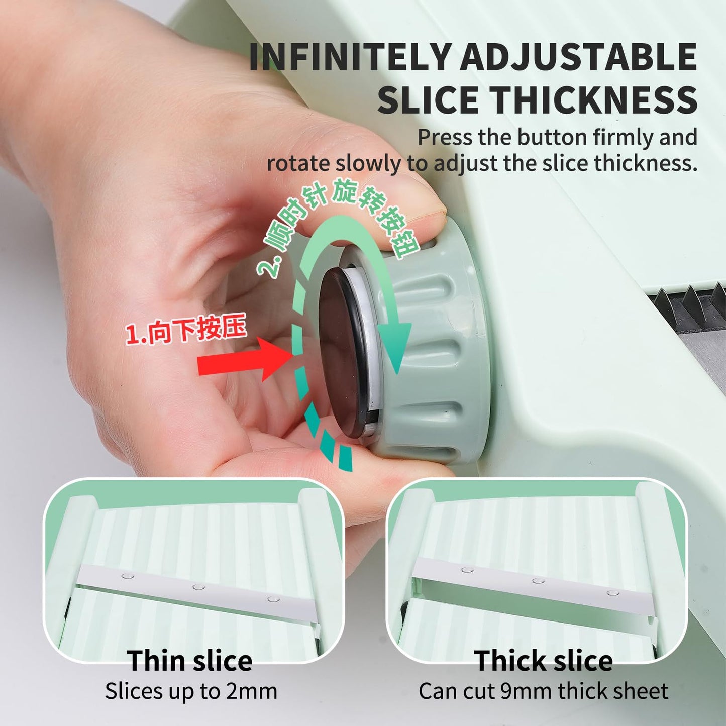 Multifunctional Vegetable / Fruit Cutter, Slicer, and Shredder
