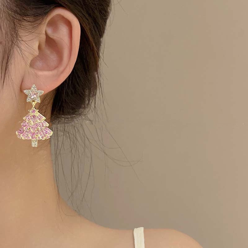 Superb Christmas Tree Earrings