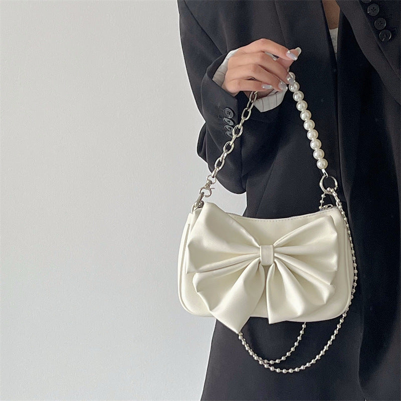 Ladies Fashion Pearl Handbag