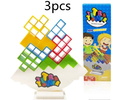 Balance Stacking Tower Game – Family Party Puzzle Toy
