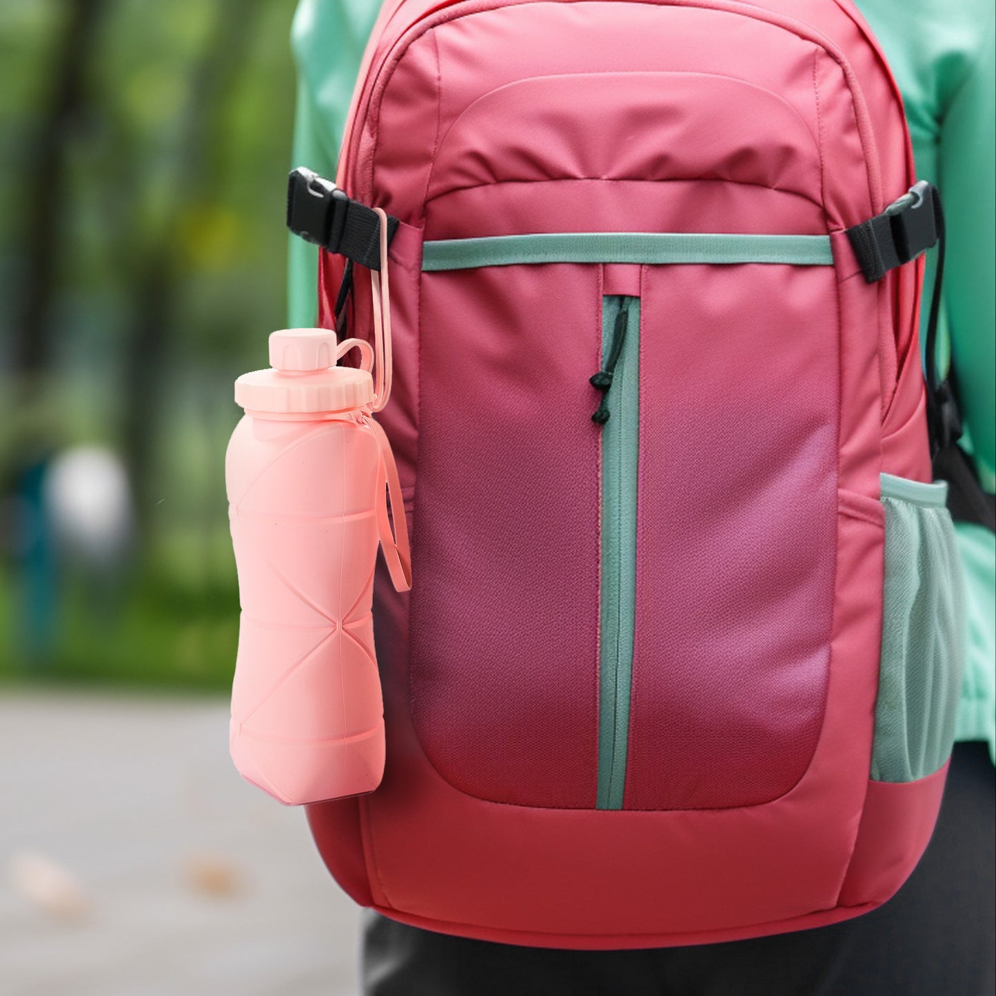 Folding Sports Bottle (600ml)