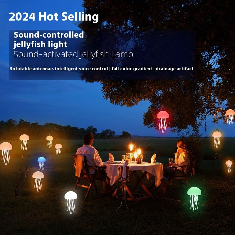 LED Jellyfish Mood Lamp – Portable Night Light & Desk Decoration
