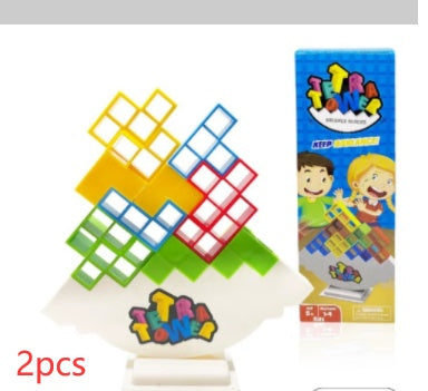 Balance Stacking Tower Game – Family Party Puzzle Toy