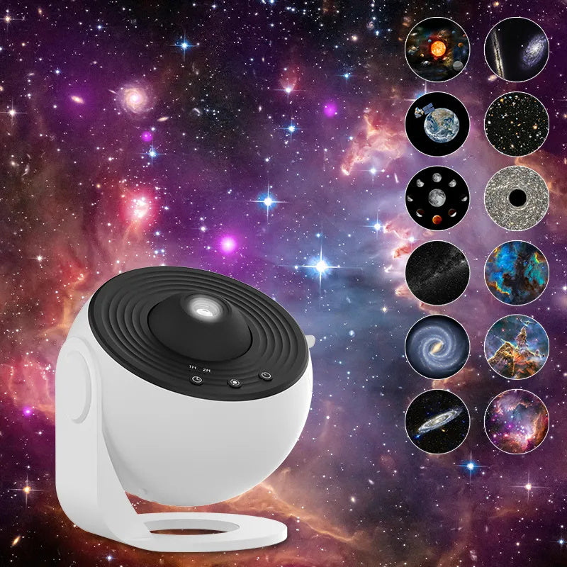 Galaxy Night Light Projector - 360° Rotating Star Lamp