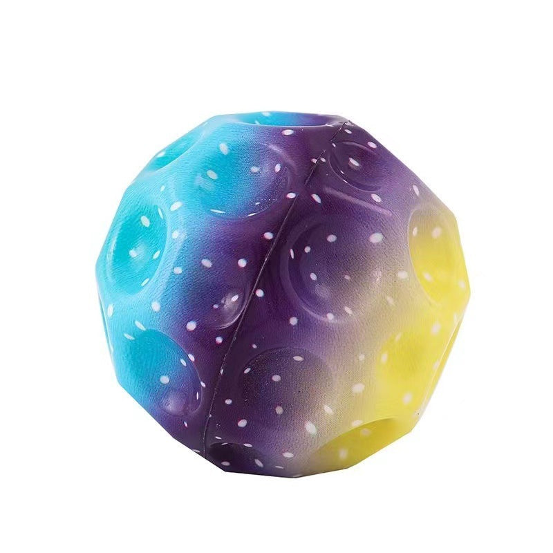 Colorful Moon-Shaped Bouncy Ball – Soft & super bouncy Toy for Kids