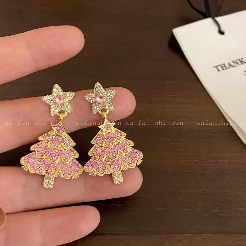 Superb Christmas Tree Earrings