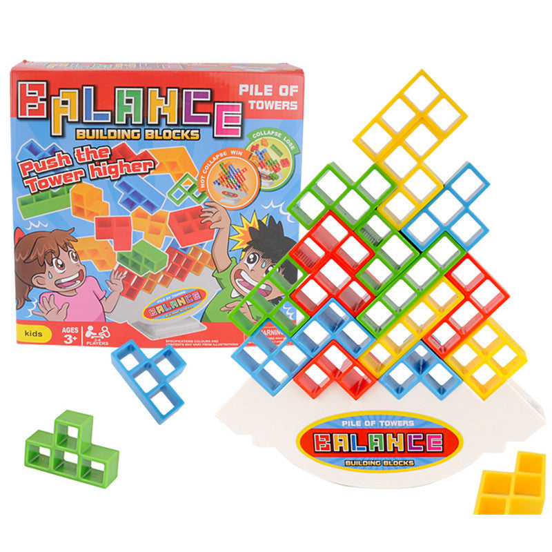 Balance Stacking Tower Game – Family Party Puzzle Toy