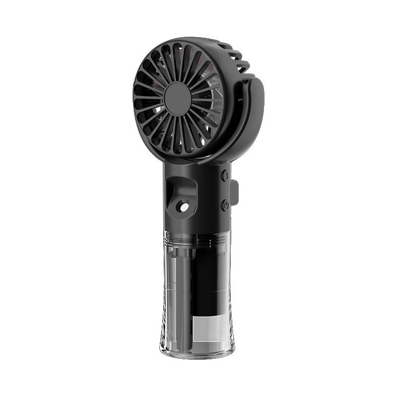 Portable Handheld Mist Fan with 4 Speed USB Rechargeable Cooler