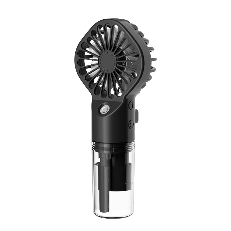 Portable Handheld Mist Fan with 4 Speed USB Rechargeable Cooler