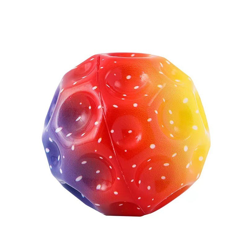 Colorful Moon-Shaped Bouncy Ball – Soft & super bouncy Toy for Kids