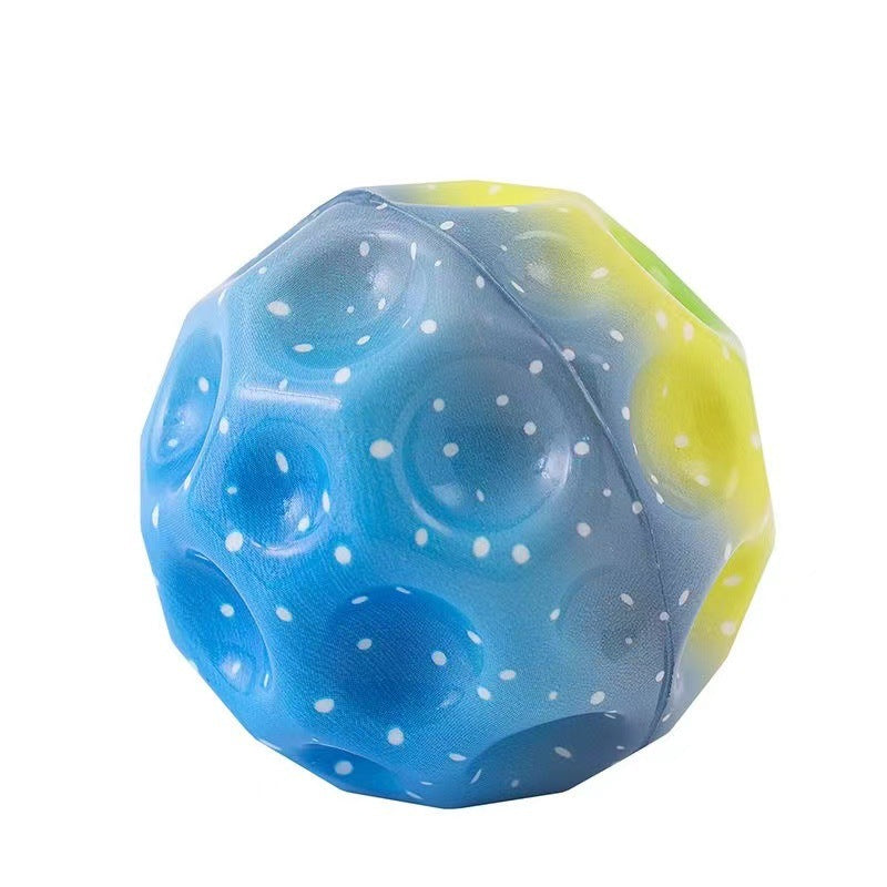 Colorful Moon-Shaped Bouncy Ball – Soft & super bouncy Toy for Kids