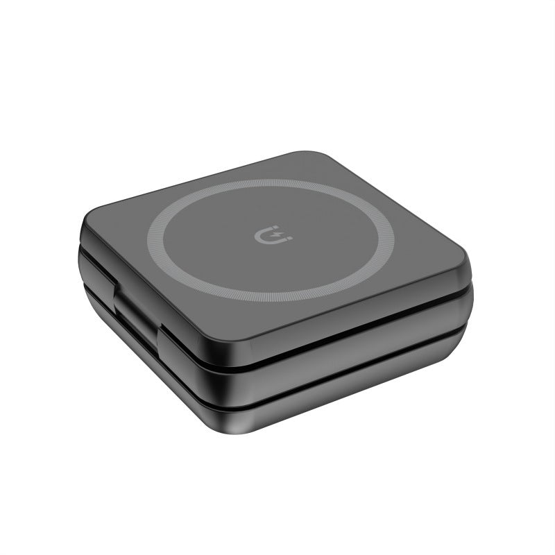 Magnetic Wireless Charger & Foldable Phone Holder