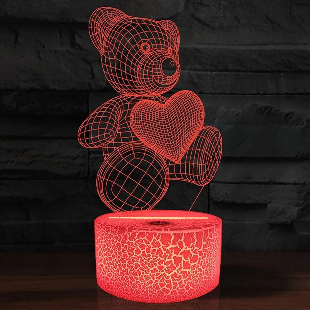 3D LED Christmas Night Lamp