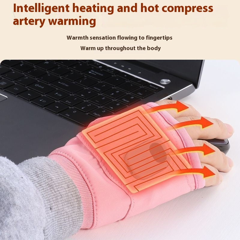 USB Heated Winter Gloves – Rechargeable for Skiing, Driving & Hiking