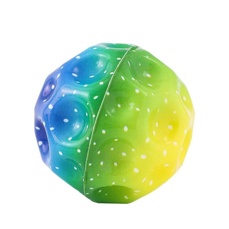 Colorful Moon-Shaped Bouncy Ball – Soft & super bouncy Toy for Kids
