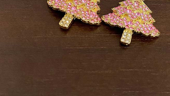 Superb Christmas Tree Earrings