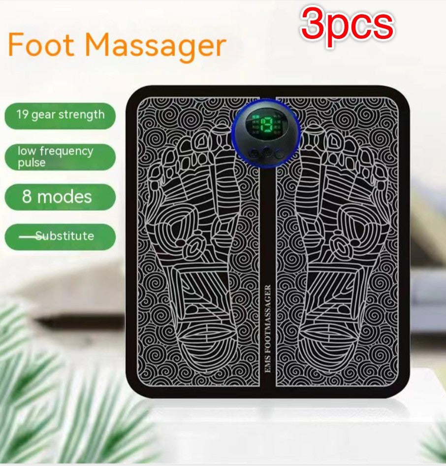 Portable EMS Foot Massager Pad – Pain Relief & Circulation Booster