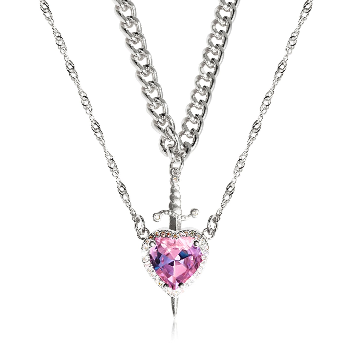 Heart & Dagger Necklace