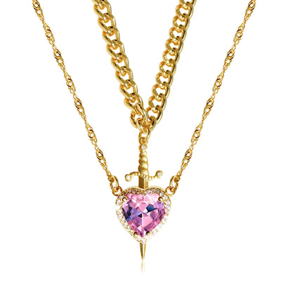Heart & Dagger Necklace