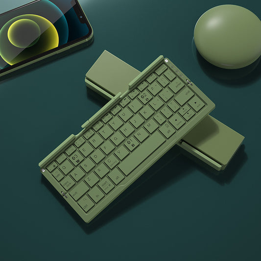 Folding Bluetooth Keyboard – Compact, Rechargeable, with a Stand