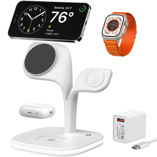 5-in-1 Magnetic Wireless Charging Station – Fast for Multiple Devices