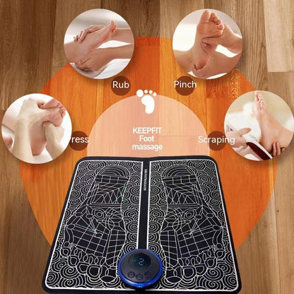 Portable EMS Foot Massager Pad – Pain Relief & Circulation Booster