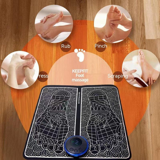 Portable EMS Foot Massager Pad – Pain Relief & Circulation Booster
