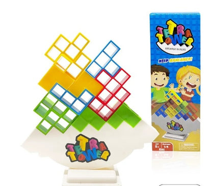 Balance Stacking Tower Game – Family Party Puzzle Toy