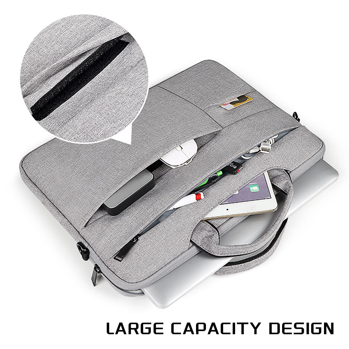 13-15.6 Inch Laptop Bag with Shoulder Strap – Business, School, & Casual Use