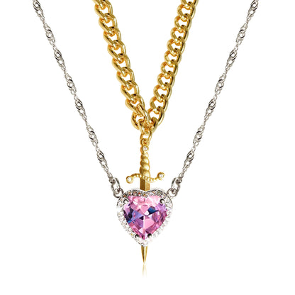 Heart & Dagger Necklace
