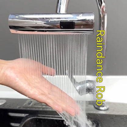 Kitchen Waterfall Faucet – 360° Splash Proof Rotating Bubbler